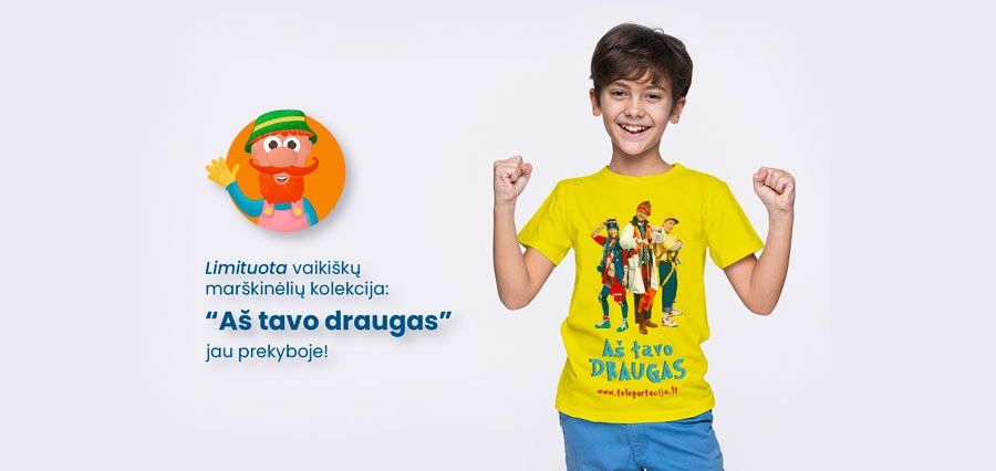 Aš tavo draugas - reklaminis baneris